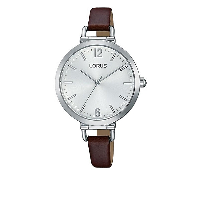 lorus leather watch